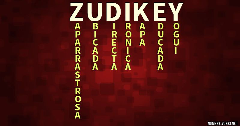 Acróstico zudikey