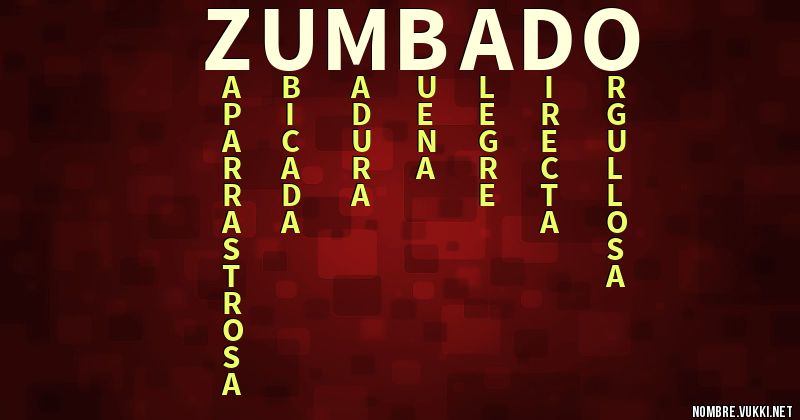Acróstico zumbado