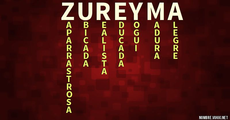 Acróstico zureyma