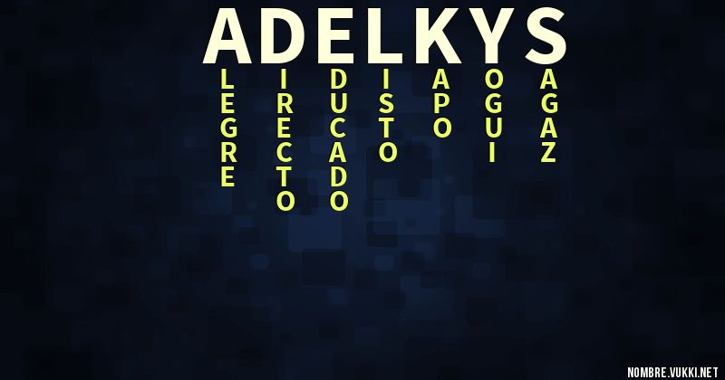 Acróstico adelkys