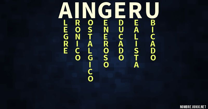 Acróstico aingeru