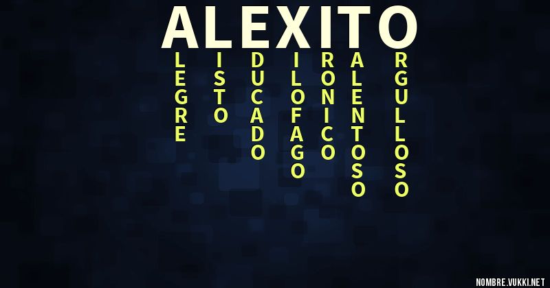 Acróstico alexito