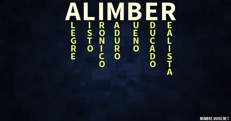 Acróstico alimber