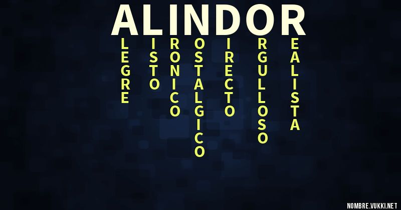 Acróstico alindor