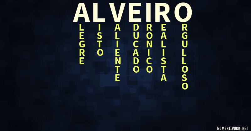 Acróstico alveiro