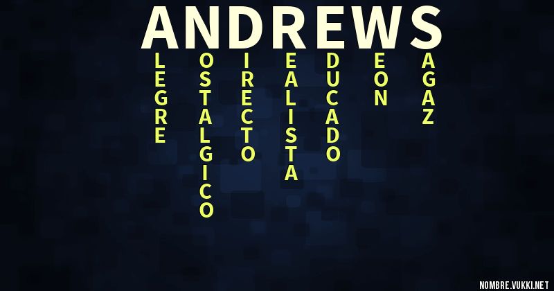 Acróstico andrews