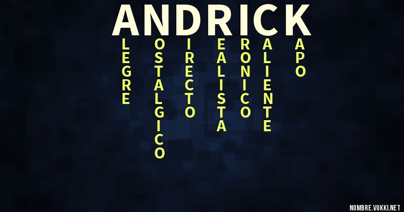 Acróstico andrick