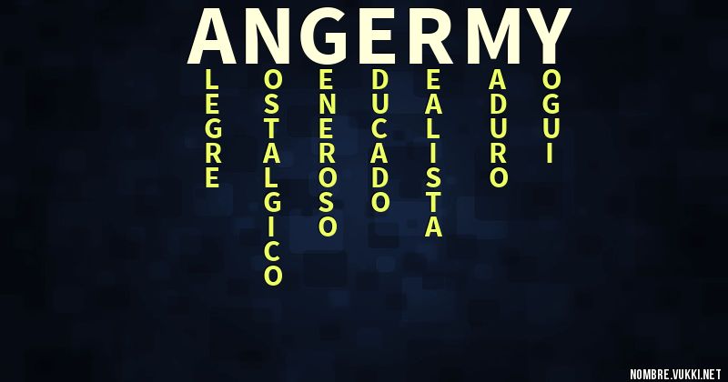 Acróstico angermy