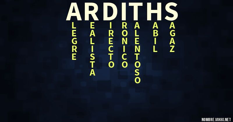 Acróstico ardiths