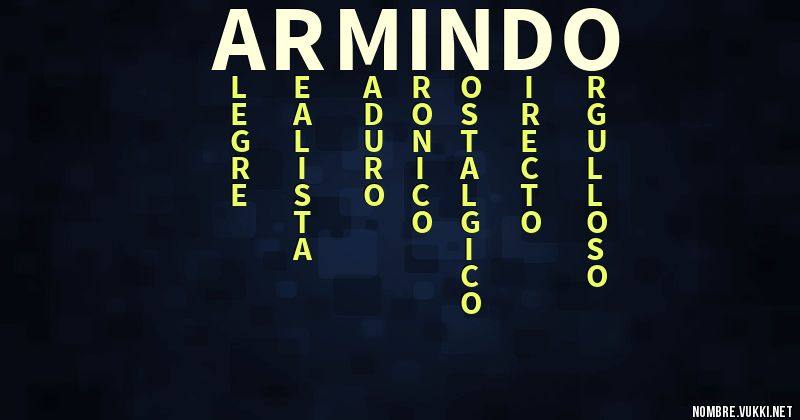 Acróstico armindo