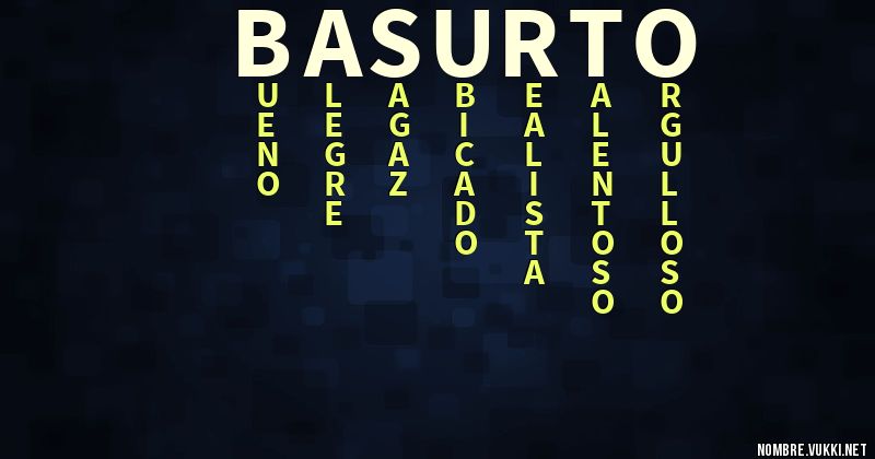 Acróstico basurto