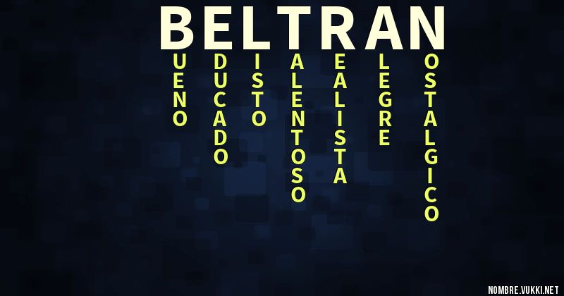 Acróstico beltrán
