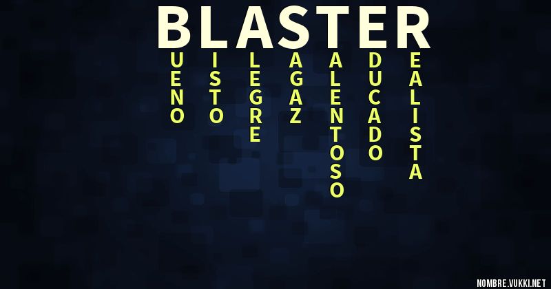 Acróstico blaster