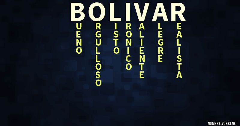 Acróstico bolivar