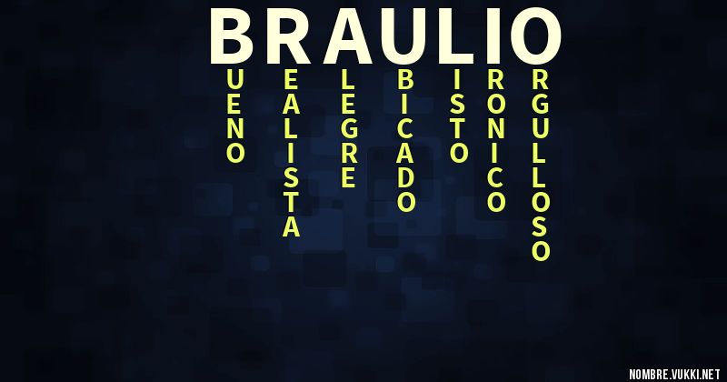 Acróstico braulio