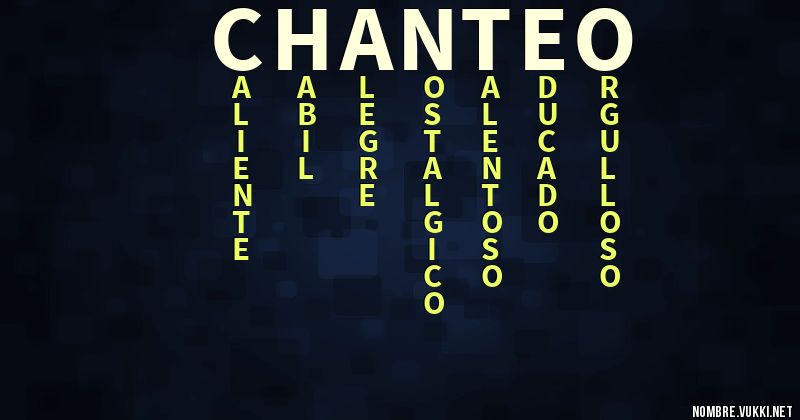 Acróstico chanteo