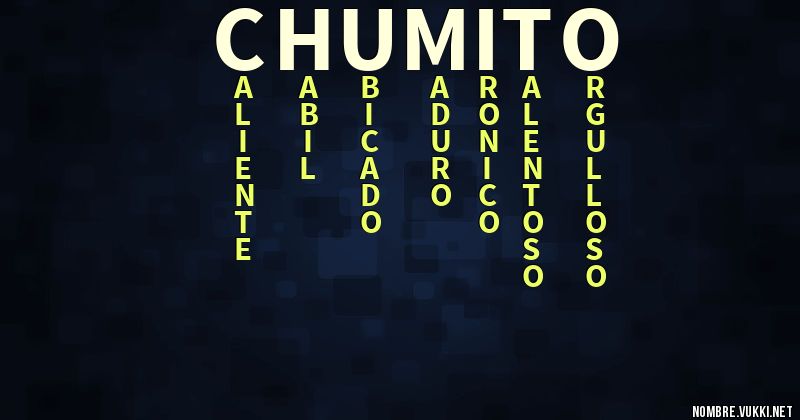 Acróstico chumito