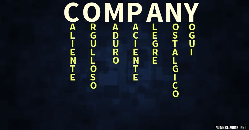 Acróstico company