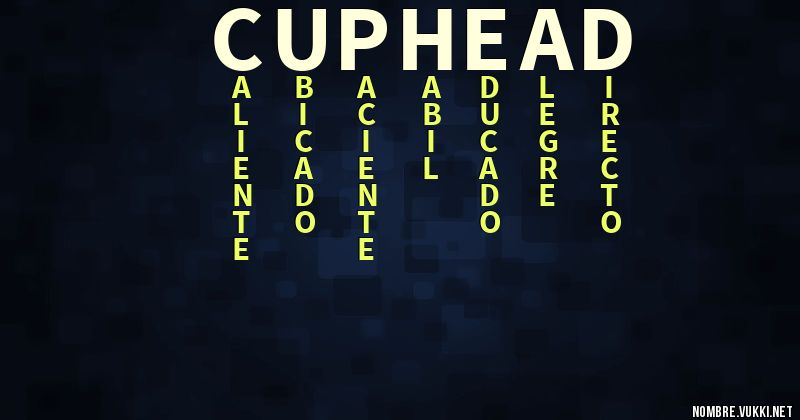 Acróstico cuphead