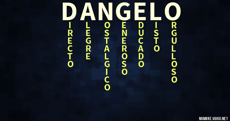 Acróstico d'angelo