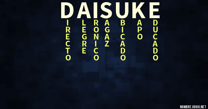 Acróstico daisuke