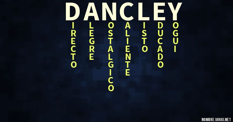 Acróstico dancley