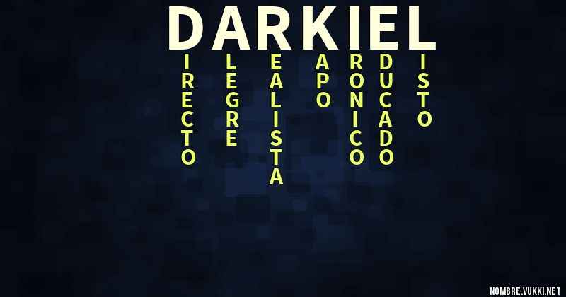 Acróstico darkiel