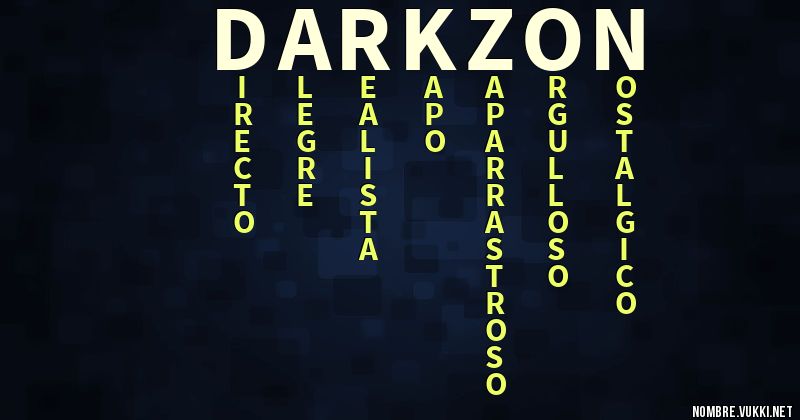 Acróstico darkzon