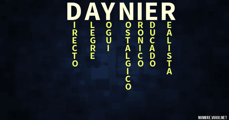 Acróstico daynier