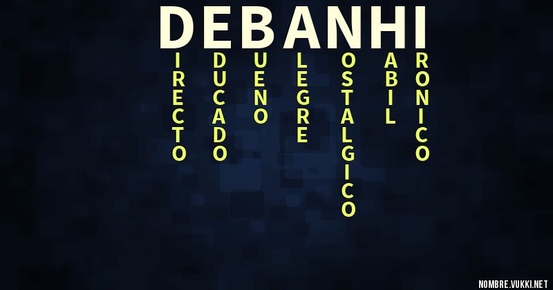 Acróstico debanhi