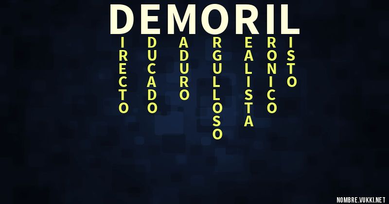 Acróstico demoril