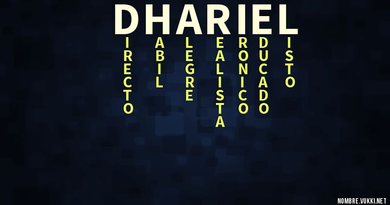 Acróstico dhariel