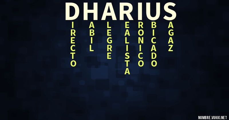 Acróstico dharius