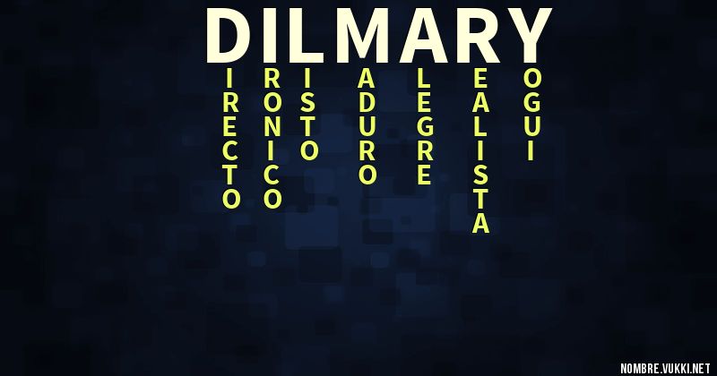 Acróstico dilmary