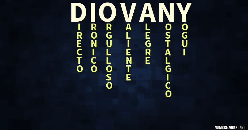 Acróstico diovany