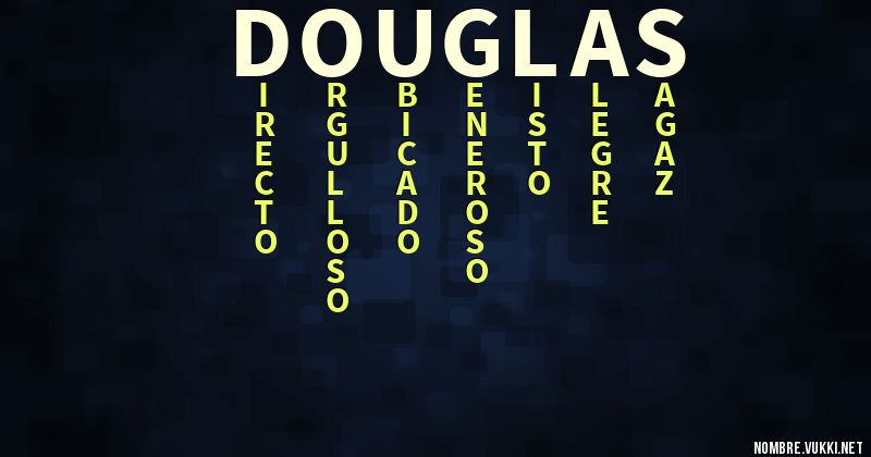 Acróstico douglas