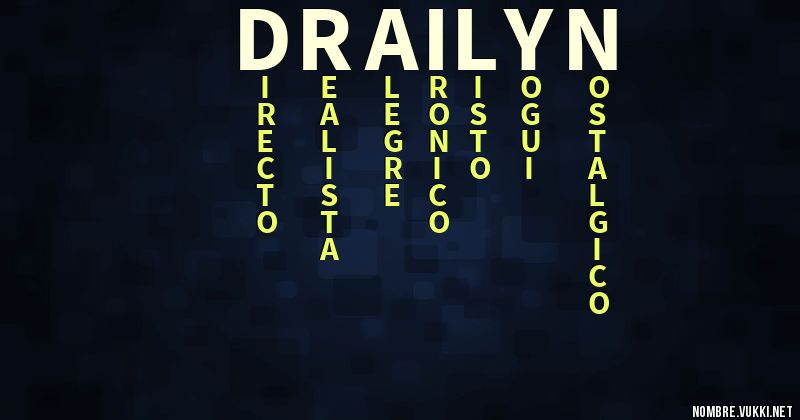 Acróstico drailyn