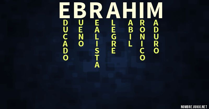 Acróstico ebrahim