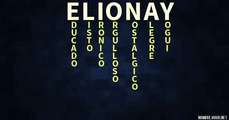 Acróstico elionay