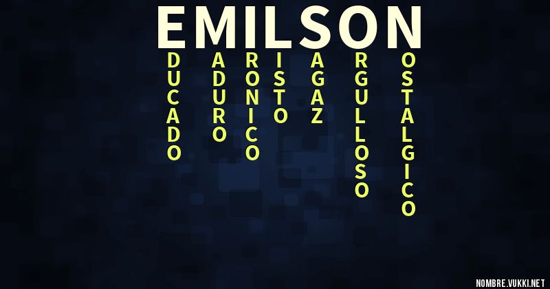 Acróstico emilson