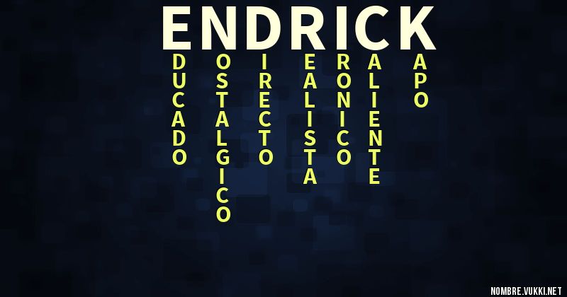 Acróstico endrick