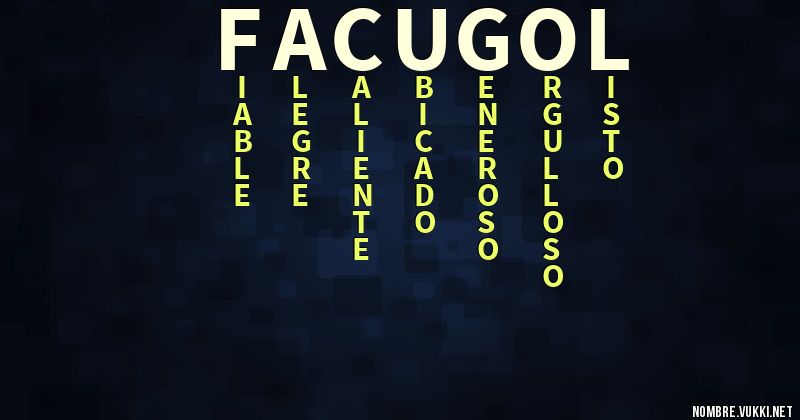 Acróstico facugol