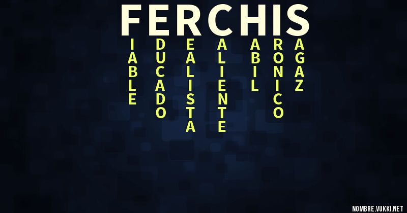 Acróstico ferchis
