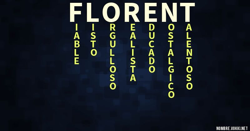 Acróstico florent