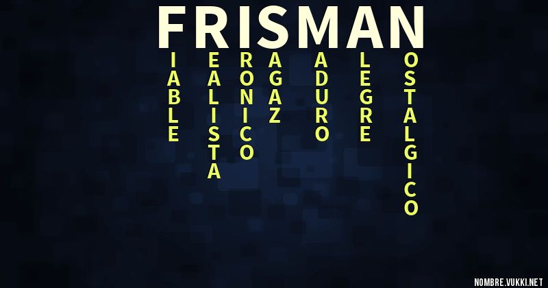 Acróstico frisman