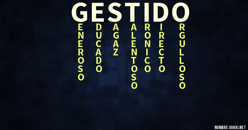 Acróstico gestido