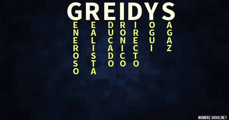 Acróstico greidys