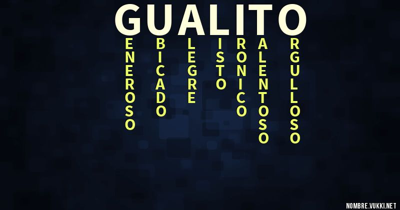 Acróstico gualito