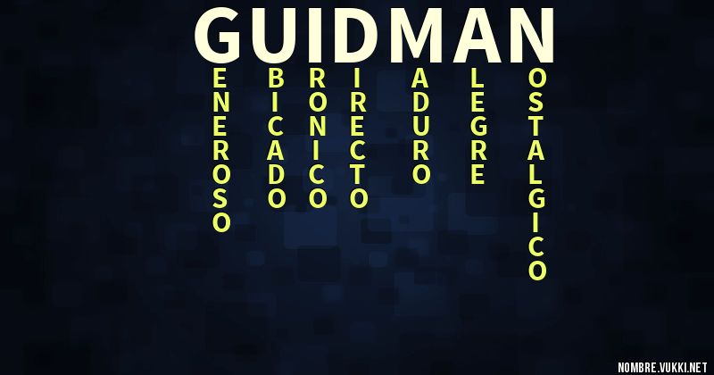 Acróstico guidman