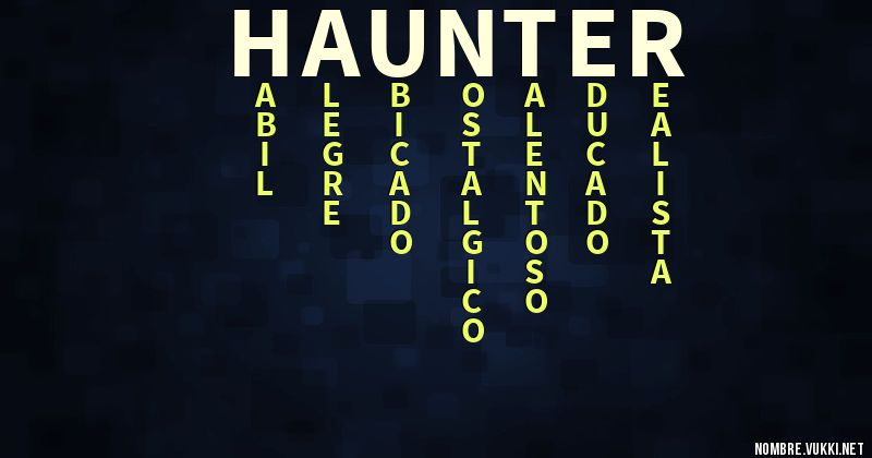 Acróstico haunter